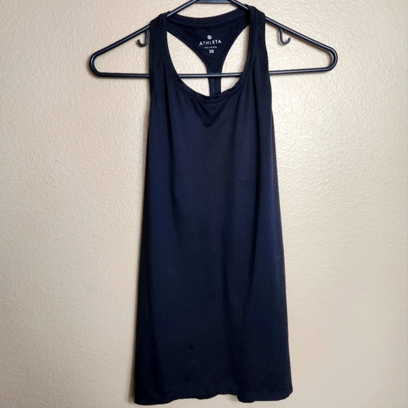 Athleta Womens Black Narrow Racerback Tank Top |631416| |XS| - Picture 1 of 7